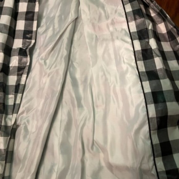 BCBGeneration Checkered Raincoat - Picture 5 of 9